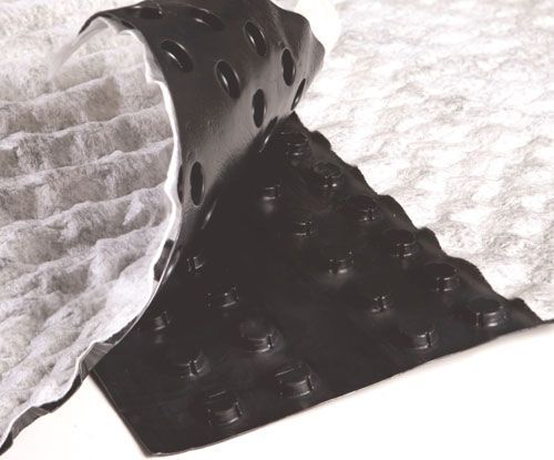 Мембрана Тефонд Дрейн (HDPE) с замком 2х20м 