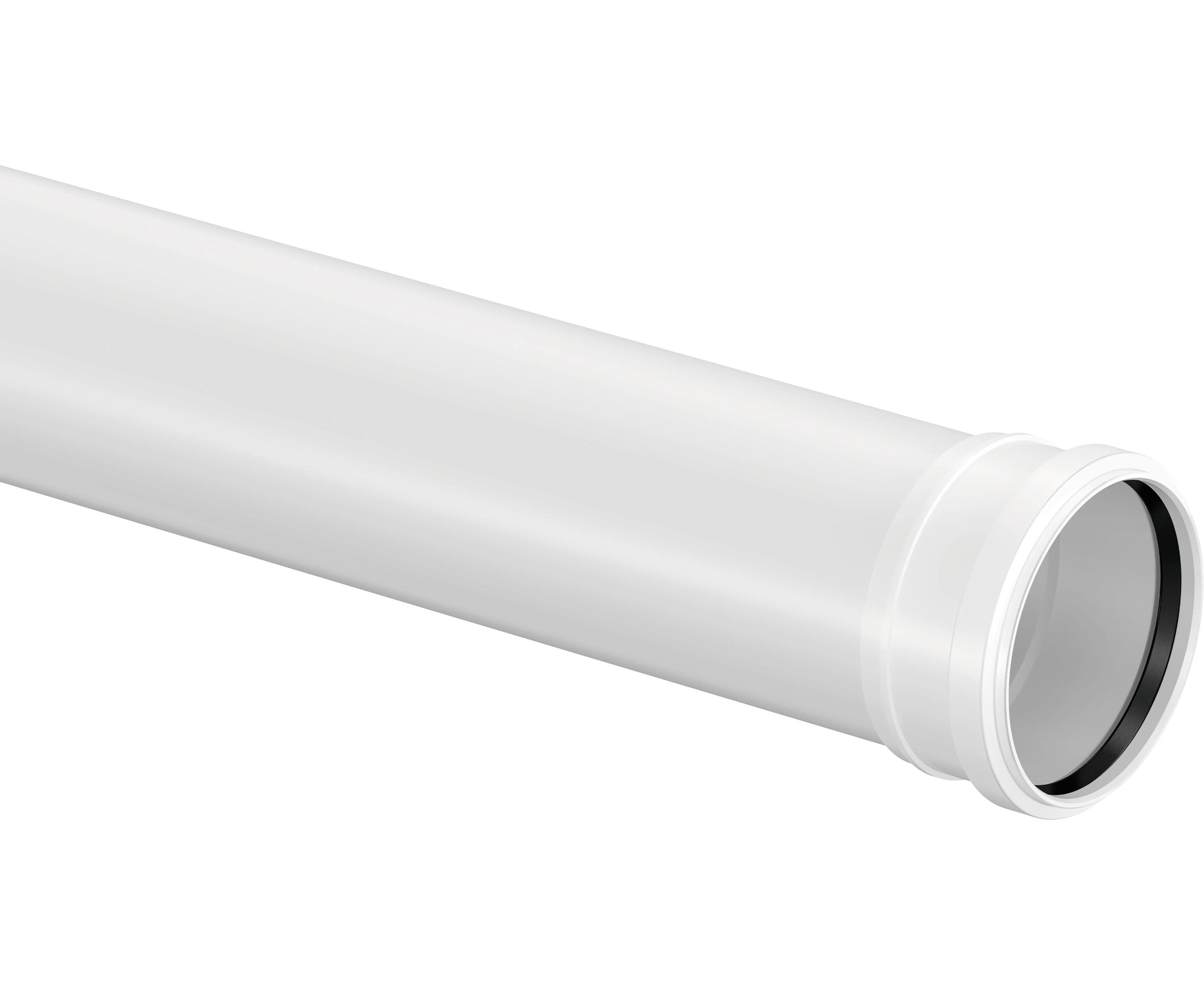 Труба канализационная раструбная Uponor Decibel 75x2,6x1000мм