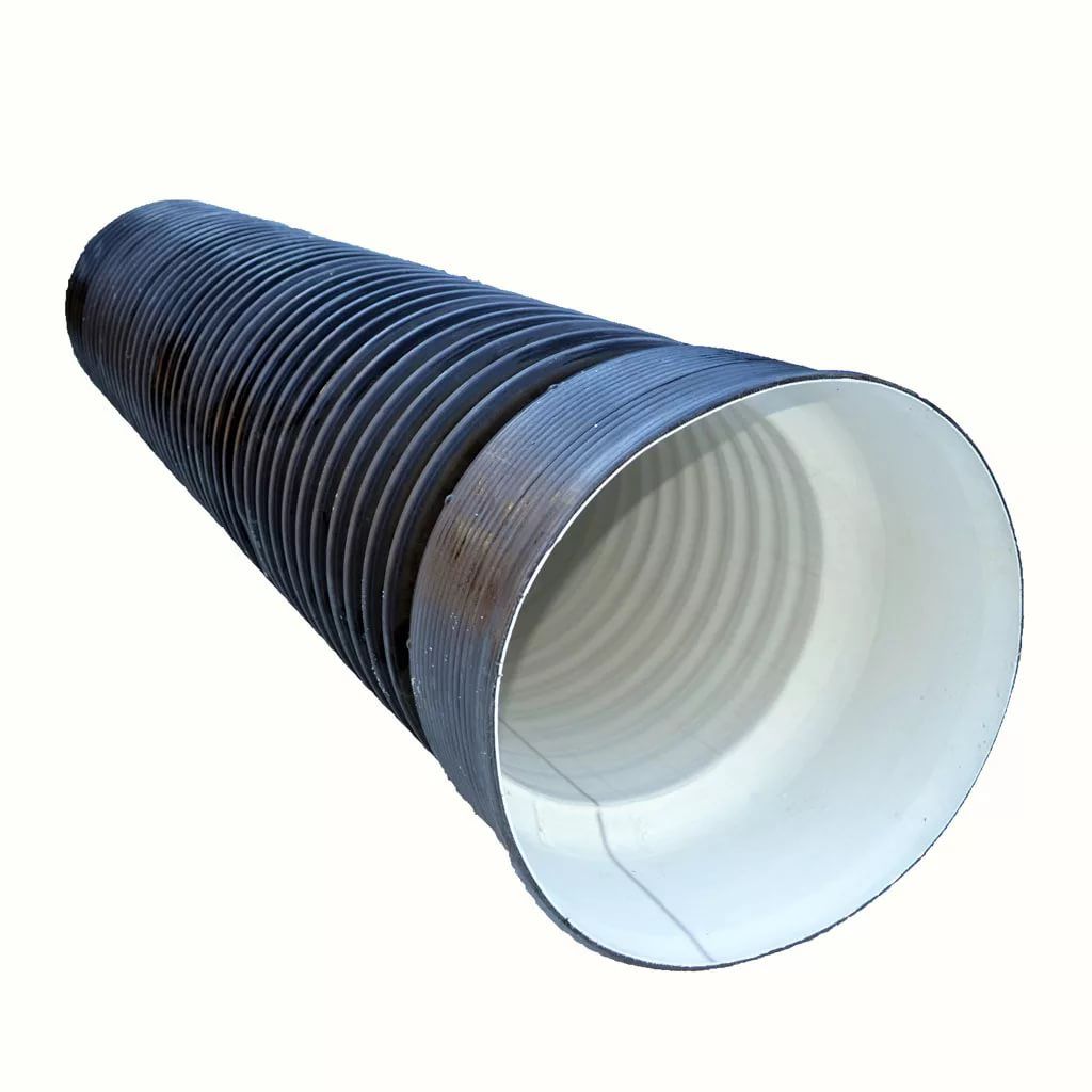 Труба гофрированная двухслойная с раструбом FDplast SN8-9 d110/94