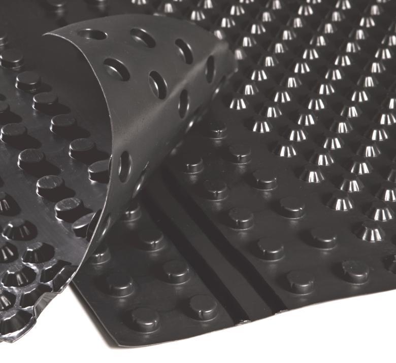 Мембрана Тефонд (HDPE) с замком 2х20м 